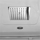 DETO Душевая кабина V1245, размер 120x90 см, профиль глянцевый хром, стекло прозрачное - фото 221658