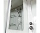 DETO Душевая кабина A01 стандартная, размер 100x100 см, профиль глянцевый хром, стекло прозрачное - фото 221796