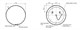CERSANIT Зеркало ECLIPSE smart 60x60 с подсветкой круглое в черной рамке - фото 226842