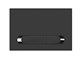 CERSANIT Кнопка ESTETICA для LINK PRO/VECTOR/LINK/HI-TEC пластик черный матовый с рамкой хром - фото 226924