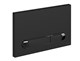 CERSANIT Кнопка ESTETICA для LINK PRO/VECTOR/LINK/HI-TEC пластик черный матовый с рамкой хром - фото 226925