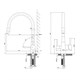LEMARK Смеситель  Comfort LM3075G-Beige для кухни  с подключением к фильтру с питьевой водой - фото 227013