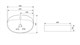 ABBER Раковина накладная  Bequem AC2112MW белая матовая, ширина 65 - фото 227185