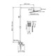 WASSERKRAFT Душевая система-стойка со смесителем с изливом, хром - фото 230789