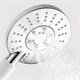 WASSERKRAFT Душевая система-стойка со смесителем с изливом, белый Soft-touch - фото 230970