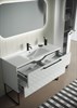 SANVIT СИТИ Тумба напольная для ванной комнаты с раковиной, 2 выдвижных ящика на металлической раме - фото 231269