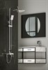 BELBAGNO Acqua Душевая стойка со смесителем для ванны, верхним и ручным душем, хром ACQUA-VSCM-CRM - фото 234813
