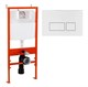 BELBAGNO Комплект 2 в 1  Система инсталляции для унитазов BelBagno BB026 с кнопкой смыва BB042BL BB026/BB042BL - фото 235219