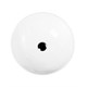 BELBAGNO Раковина накладная керамическая BB1315, круглая, 415х415х135, цвет белый - фото 235403
