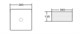 BELBAGNO Раковина накладная керамическая квадратная BB1407, квадратная, 380х380х150, цвет белый - фото 235475
