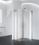 BELBAGNO Acqua Душевой уголок полукруглый, размер 100х100 см, двери раздвижные, стекло 8 мм - фото 236543