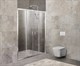 BELBAGNO Unique Душевая дверь в нишу, размер 150 см, двери раздвижные, стекло 5 мм UNIQUE-BF-2-150/180-C-Cr - фото 238237