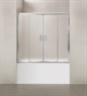 BELBAGNO Uno Шторка на ванну, размер 170 см, двери раздвижные, стекло 5 мм - фото 238509