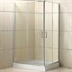 BELBAGNO Uno-195 Душевой уголок прямоугольный, размер 100х80 см, двери раздвижные, стекло 5 мм UNO-195-AH-1-100/80-C-Cr - фото 238823