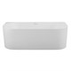 BELBAGNO Ванна акриловая BB412-1700-800, пристенная, размер 170х80 см, белая - фото 239038