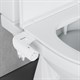 DAMIXA Origin Evo Унитаз напольный безободковый с сиденьем микролифт и приставкой биде, цвет белый - фото 239168