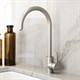 DAMIXA Merkur Смеситель для кухни с каналом для питьевой воды, цвет никель - фото 239503