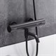 DAMIXA Scandinavian Pure Смесители для ванны и душа поворотный термостатический, цвет черный - фото 239645