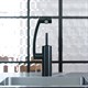 DAMIXA ARC Cмеситель для кухни, с поворотным изливом, цвет черный - фото 239669