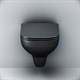 AM.PM C85A1700MBSC X-Joy S подвесной унитаз FlashClean с сиденьем микролифт, черный матовый - фото 240347