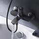 AM.PM F85A10522 X-Joy TouchReel смеситель д/ванны/душа нажимной, черный - фото 240802