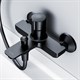 AM.PM F85A10522 X-Joy TouchReel смеситель д/ванны/душа нажимной, черный - фото 240804