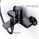 AM.PM F85A10522 X-Joy TouchReel смеситель д/ванны/душа нажимной, черный - фото 240808