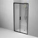 AM.PM W90G-110-1-195BT Gem Solo Дверь душевая 110х195, стекло прозрачное, профиль черный матовый - фото 241165