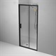 AM.PM W90G-100-1-195BT Gem Solo Дверь душевая 100х195, стекло прозрачное, профиль черный матовый - фото 241176