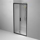 AM.PM W90G-100-1-195BT Gem Solo Дверь душевая 100х195, стекло прозрачное, профиль черный матовый - фото 241177