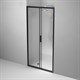AM.PM W90G-100-1-195BM Gem Solo Дверь душевая 100х195, стекло матовыйовое, профиль черный матовый - фото 241553