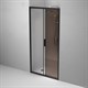 AM.PM W90G-100-1-195BBr Gem Solo Дверь душевая 100х195, стекло бронзовое, профиль черный матовый - фото 241571