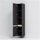 AM.PM M85ACHR0306BM X-Joy, шкаф-колонна, подвесной, правый, 30 см, цвет: черный матовый - фото 242373