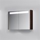 AM.PM M30MCX1001TF Sensation, зеркало, зеркальный шкаф, 100 см, с подсветкой, табачный дуб, текстурированн - фото 242487