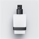 AM.PM A9036922 Gem, Стеклянный диспенсер для жидкого мыла с настенным держателем, черный - фото 242806