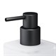 AM.PM A9036922 Gem, Стеклянный диспенсер для жидкого мыла с настенным держателем, черный - фото 242807