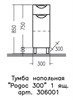 SANTA Тумба напольная "Родос 30" 1ящ - фото 243452