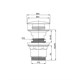 VINCEA Донный клапан DPU-1B01CH клик-клак G1 1/4, с переливом, хром - фото 243981
