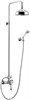 CEZARES Lira-M Душевая стойка со смесителем для верхнего и ручного душа, цвет хром - фото 244852