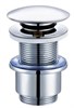 CEZARES Czr Донный клапан с системой "Клик-клак" без перелива, цвет хром - фото 245226