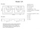 MADERA Modul Раковина накладная  прямоугольная, искусственный мрамор, ширина 120 см - фото 246289