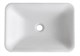 MADERA Venera Раковина накладная  прямоугольная, искусственный мрамор, ширина 45 см - фото 246304