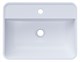 MADERA Venera Раковина накладная  прямоугольная, искусственный мрамор, ширина 50 см - фото 246308
