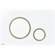 ALCA PLAST Кнопка управления для скрытых систем инсталляции, белый /золото - фото 246715