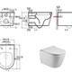 AQUATEK Бетта Унитаз подвесной безободковый с сиденьем Soft Close, цвет белый AQ1253W-00 - фото 246970