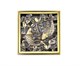 Bronze de Luxe Трап вертикал выход с дизайн-решеткой Рыбы, бронза - фото 247452