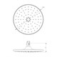 LEMARK Верхний душ 1-функциональный круглый диаметр 23 см, цвет хром / белый - фото 249497