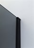 CEZARES Liberta Душевая перегородка, профиль - черный  / стекло - серое, ширина 100 см, стекло 8 мм - фото 249709