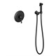 TIMO Arisa Смеситель встроенный с гигиеническим душем, цвет черный матовый - фото 250964