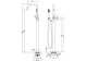 TIMO Saona Смеситель напольный для ванны и душа (2310/17Y-CR), цвет золото матовое 2310/17Y-CR - фото 251154